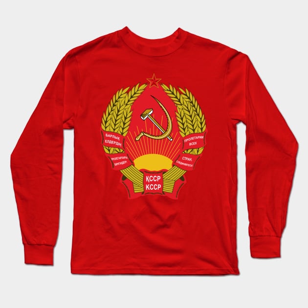 Kazakh SSR Long Sleeve T-Shirt by Devotee1973